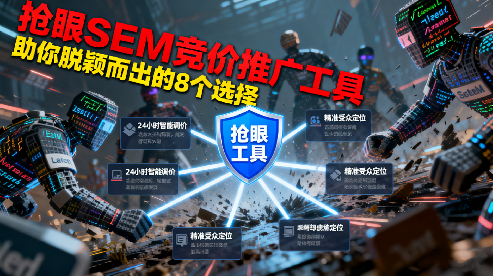 搶眼SEM競價推廣工具，助你脫穎而出的8個選擇